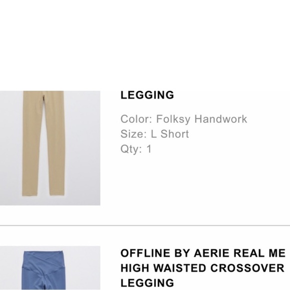 OFFLINE AERIE REAL ME HIGH CROSSOVER
LEGGING - Picture 9 of 9